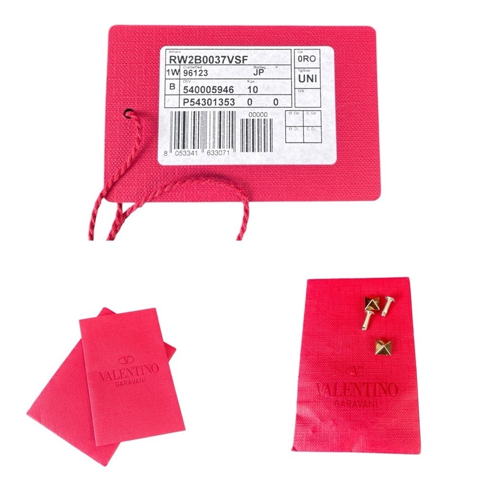 Valentino Garavani Rockstud Two Way – ORO Red Colorway – With Accessory Set - Picture 9 of 13
